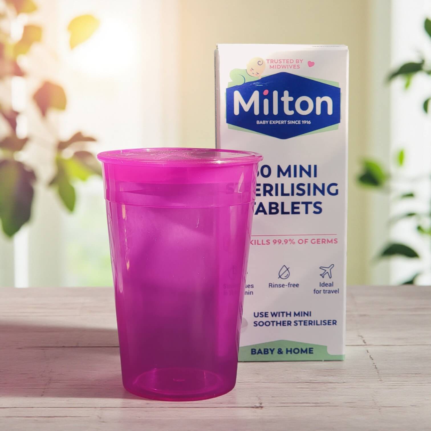 Menstrual Cup Disinfection Container & Milton Tabs